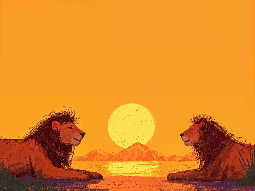 O Leão Covarde e o Rato Amigo